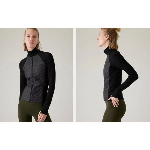 Athleta Flurry Force Insulated PrimaLoft Hybrid
Jacket Small Black - Picture 1 of 6